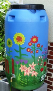 Decorative Rain Barrel