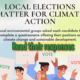 Local Elections Matter for Climate Action. Read the candidates for County Board responses to a questionnair on climate change and sustainable development