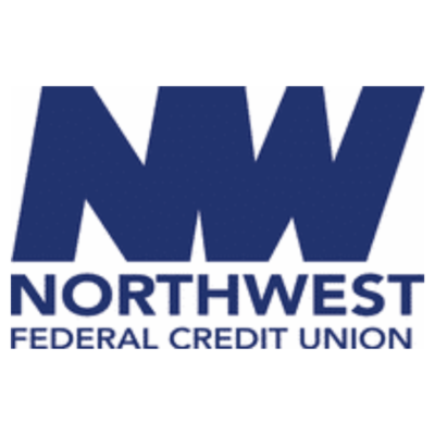 big bold blue letters: NW, Northwest Federal Credit Union